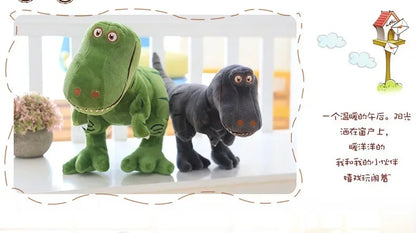 1pc 40-100cm New Dinosaur Plush Toys Soft Cartoon Tyrannosaurus Cute Stuffed Dolls for Birthday Gift Kawaii Peluche