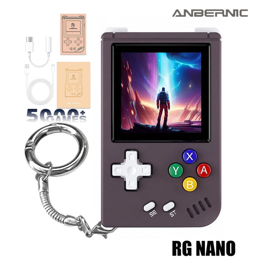 ANBERNIC G Nano Handheld Game Console Portable Retro Video Games Consoles Hand Held Aluminum Alloy CNC Music Player 1.54Inch IPS