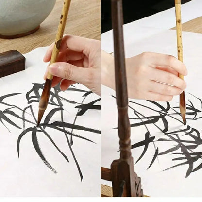 Chinese Painting Brush Beginner Calligraphy Drawing Bamboo Pen Curtain Felt Rice Paper Set Landscape Drawing Writing Art Supply