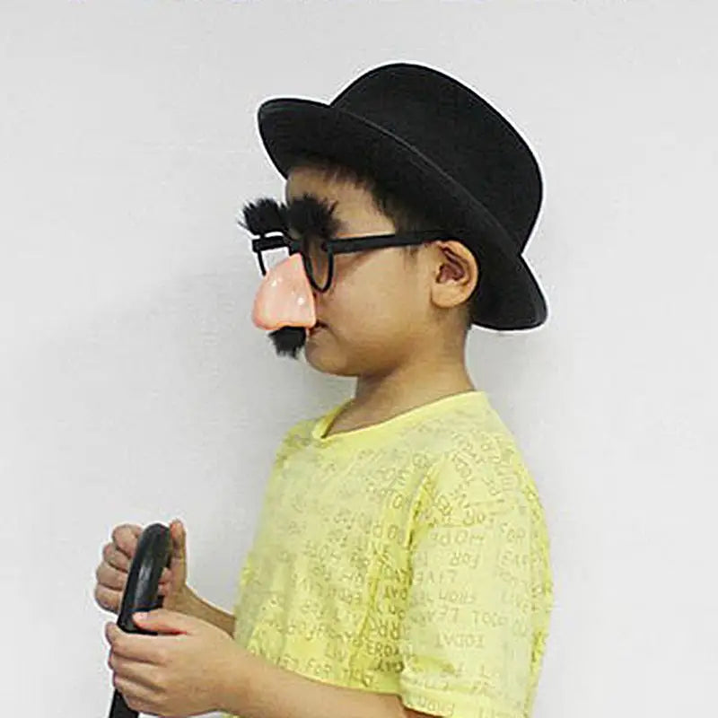 Adults Children Big Nose Funny Glasses Toys Novelty Prank Toy Party Bar Gags Jokes Accessory Prop Halloween Tricky Decor