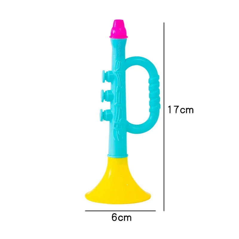 Baby Music Toys Children Early Montessori Educational Toy Colorful Musical Instruments Games for Kids Trumpet Random Color