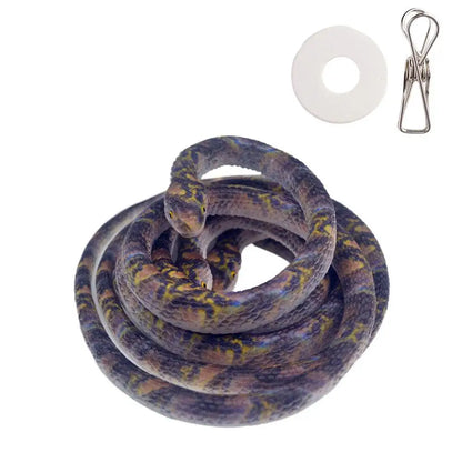 70cm Fake Large Rubber Snake With Line Simulation Prank Toy Realistic Lifelike Scare Prank Gag Gift Joke Toys For Kids Y2W4