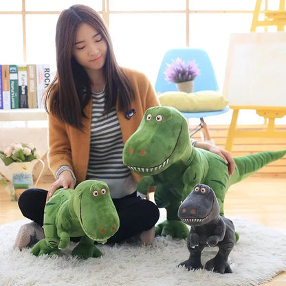 1pc 40-100cm New Dinosaur Plush Toys Soft Cartoon Tyrannosaurus Cute Stuffed Dolls for Birthday Gift Kawaii Peluche