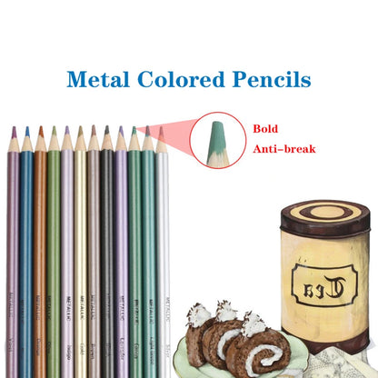 Professional Sketch Pencil Set Drawing Kit Colored Pencil Set for Sketching Stationery Set