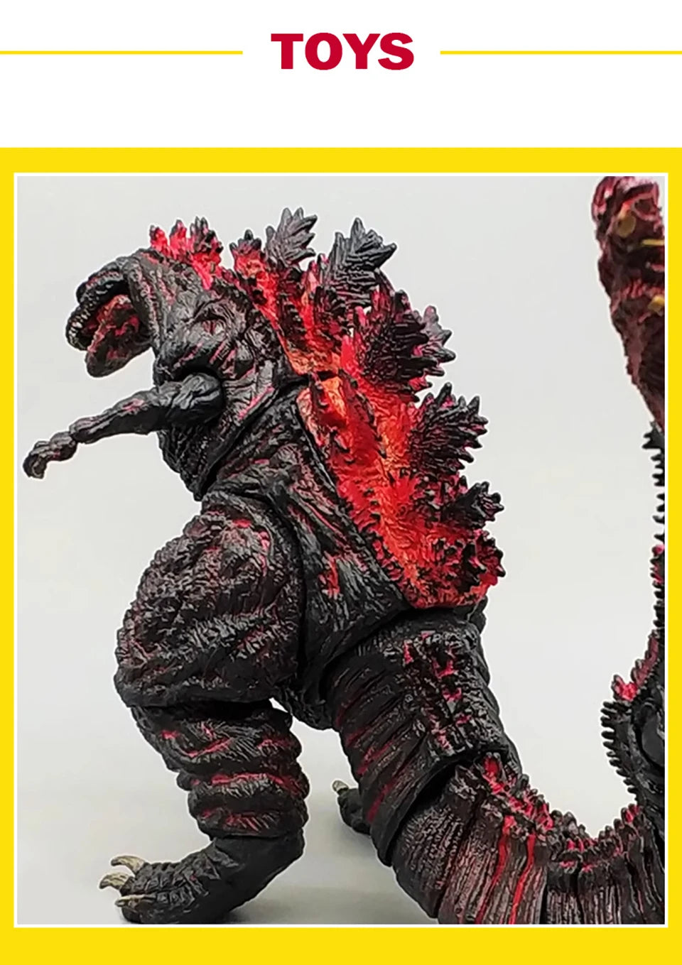 NECA Boxed Movie Version 2016 Real Godzilla High Quality PVC Material Mobile Movable Joint Deformable Handheld Models Toys Gift