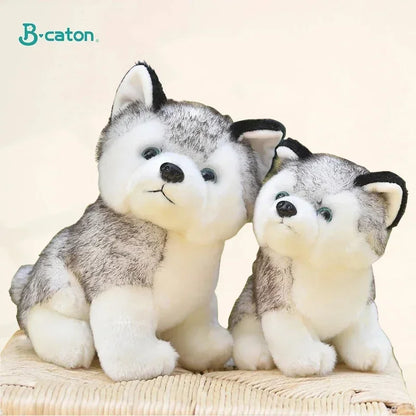 20cm Lifelike Cute Husky Dog Plush Toys Soft Stuffed Animal Kawaii  Children Toys Birthday Gift for Girl Cartoon Fluffy Dog Toy