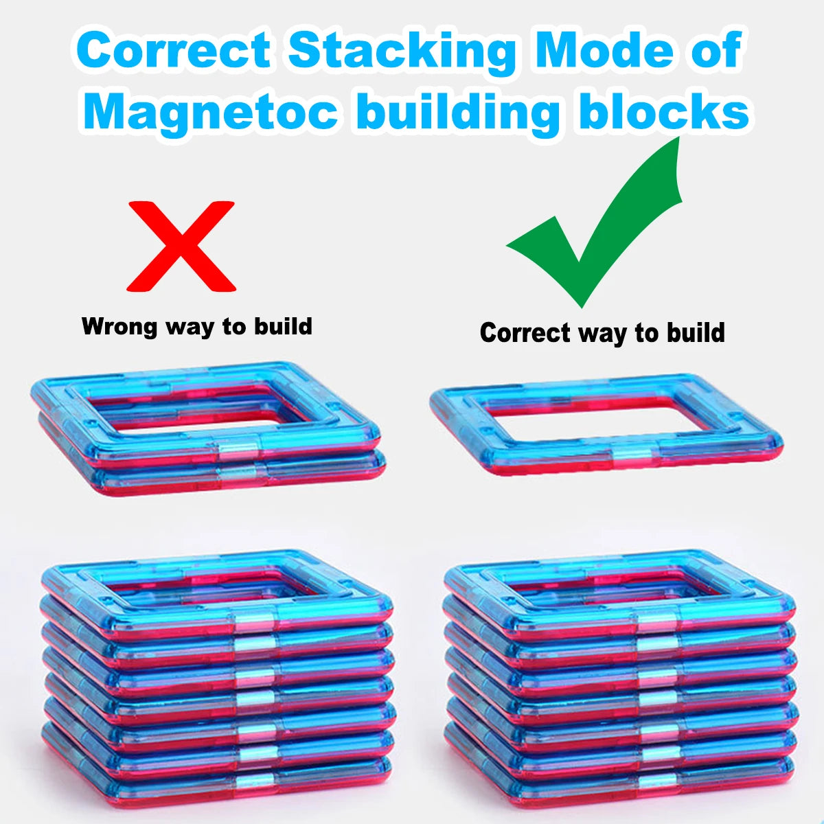 Magnetic Building Blocks Big Size and Mini Size DIY Magnets Toys for Kids Designer Construction Set Gifts for Children Toys