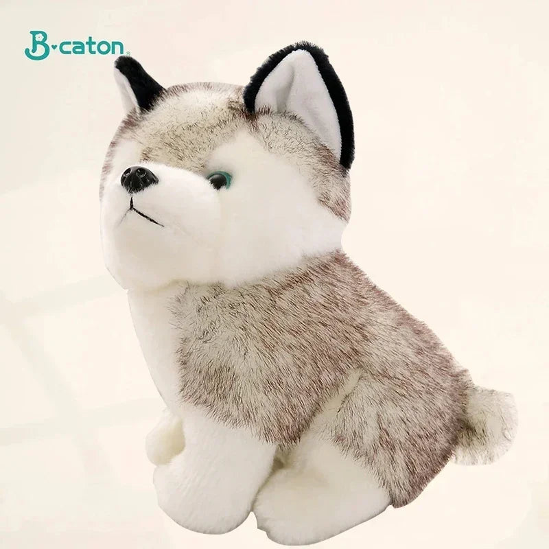 20cm Lifelike Cute Husky Dog Plush Toys Soft Stuffed Animal Kawaii  Children Toys Birthday Gift for Girl Cartoon Fluffy Dog Toy