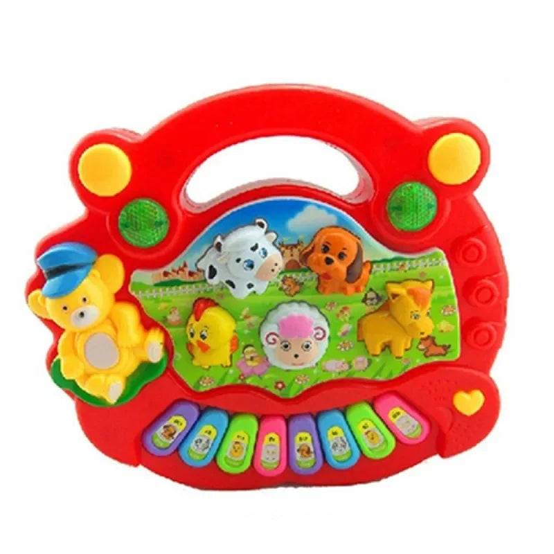 Baby Kids Musical Piano Toys Animal Farm Music Piano Educational Toys Instrument Development For Children Birthday Gift