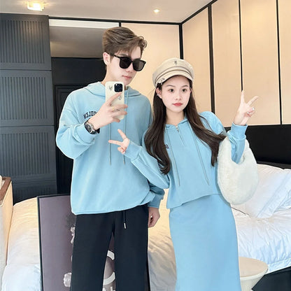 Family Outfits Father Mother and Daughter Son Clothing Women Girls Skirts Suit Boys Pants Sets Korean Matching Couples Clothes