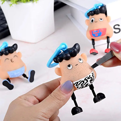 Fidget Pimple Popper Skin Picking Funnny Toy Pimple Popping Hair Pulling Fidget Toys for Anti Anxiety Trichotillomania Kids Gift