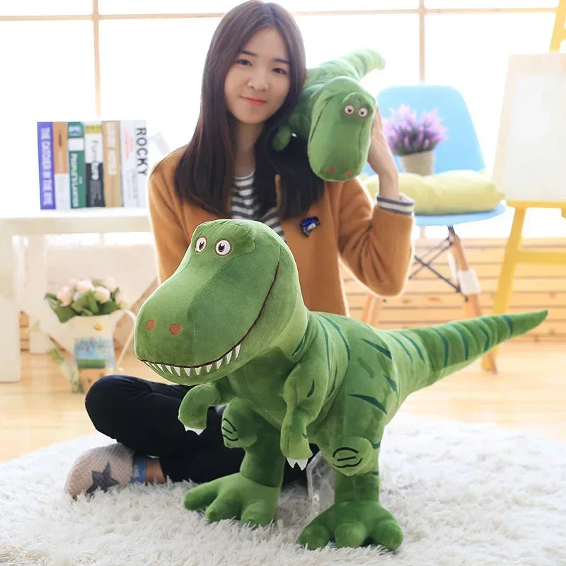 1pc 40-100cm New Dinosaur Plush Toys Soft Cartoon Tyrannosaurus Cute Stuffed Dolls for Birthday Gift Kawaii Peluche