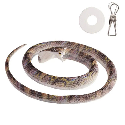 70cm Fake Large Rubber Snake With Line Simulation Prank Toy Realistic Lifelike Scare Prank Gag Gift Joke Toys For Kids Y2W4