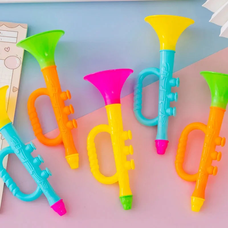 Baby Music Toys Children Early Montessori Educational Toy Colorful Musical Instruments Games for Kids Trumpet Random Color