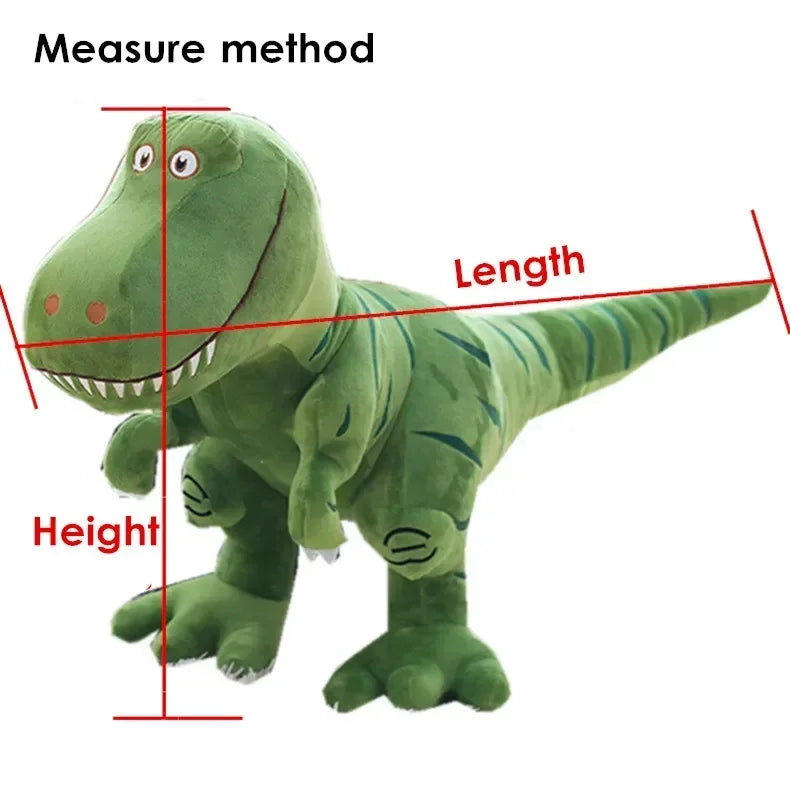 1pc 40-100cm New Dinosaur Plush Toys Soft Cartoon Tyrannosaurus Cute Stuffed Dolls for Birthday Gift Kawaii Peluche