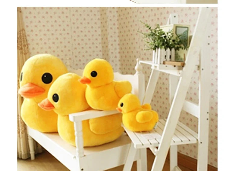 20cmKawaii Big Yellow Duck Mini Plush Dolls Toy Cute Soft Cartoon Stuffed Animal Toys Birthday Gifts for Children Kids Baby Girl