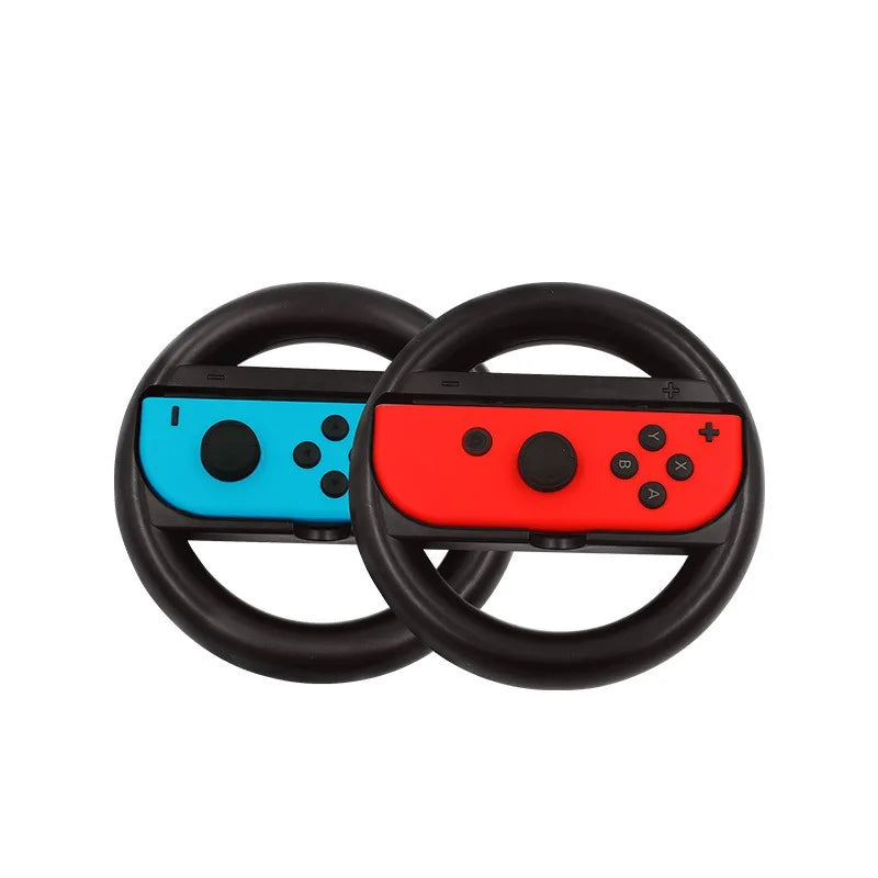 Switch Steering Wheel Racing Wheel Accessories Compatible with Nintendo Switch OLED Joy Con Controller Red and Blue