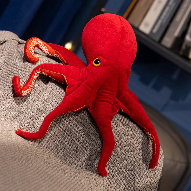 40cm75cm Lifelike Octopus Plush Toy Stuffed Simulation Sea Animal Plush Toys Red Octopus Dolls & Stuffed Toys for Children Gift