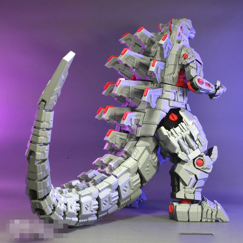 3D printing of super large mechanical Godzilla toy models, movable adult toys, home ornaments, movie Godzilla models