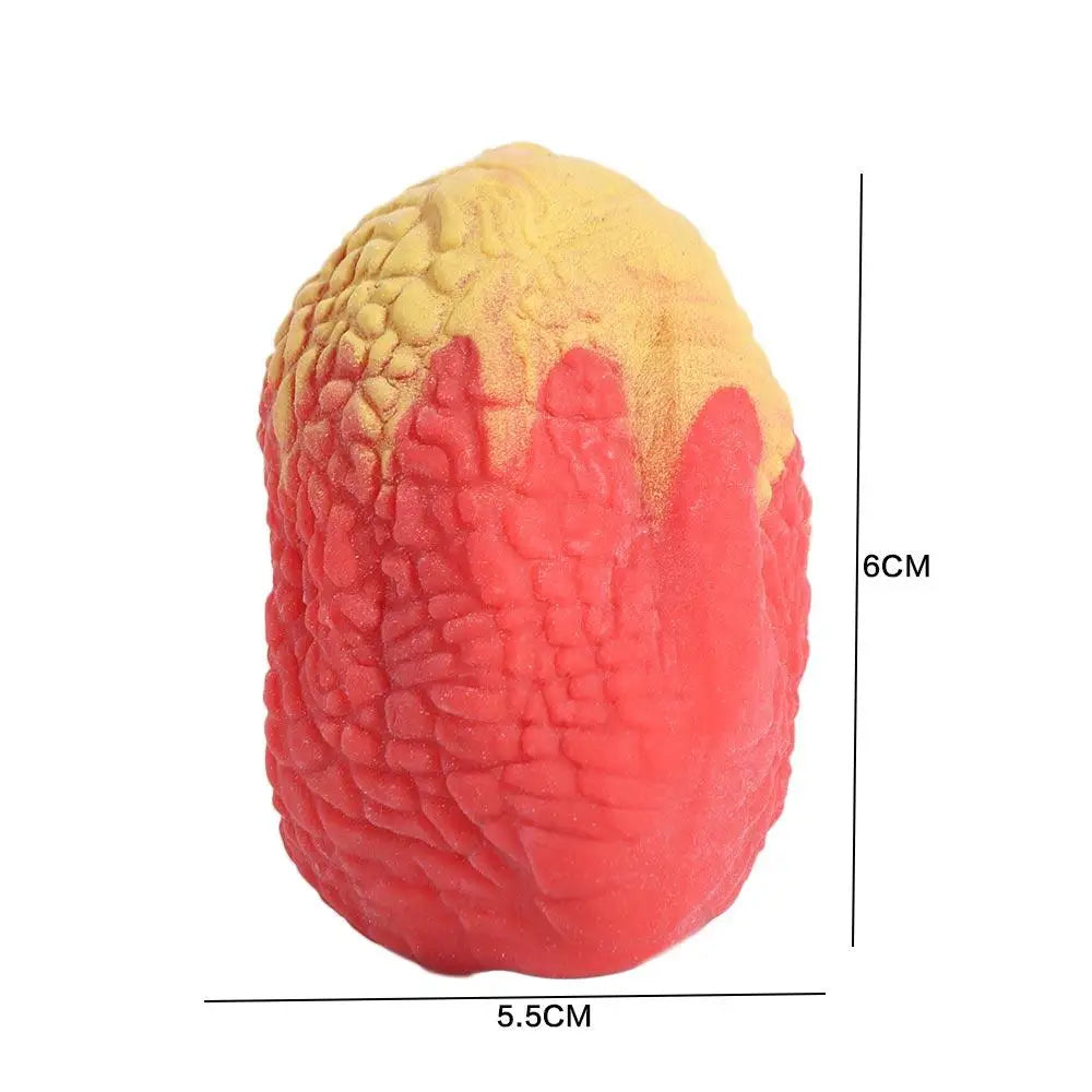 TPR Simulation Flip Dinosaur Eggs Toy Flipable Interactive Games Flip Dinosaur Egg Model Novelty Pinch Kneading