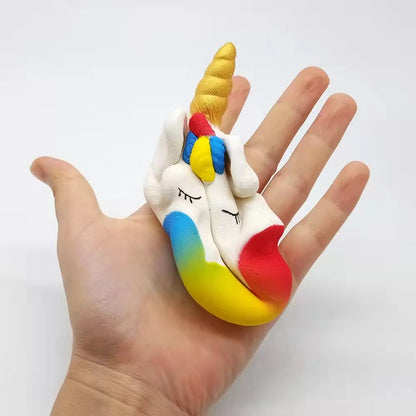 Jumbo Squishy Kawaii Animal Unicorn Cake Deer Panda Squishies Slow Rising Stress Ball fidget toys Squeeze food Toys for Kids