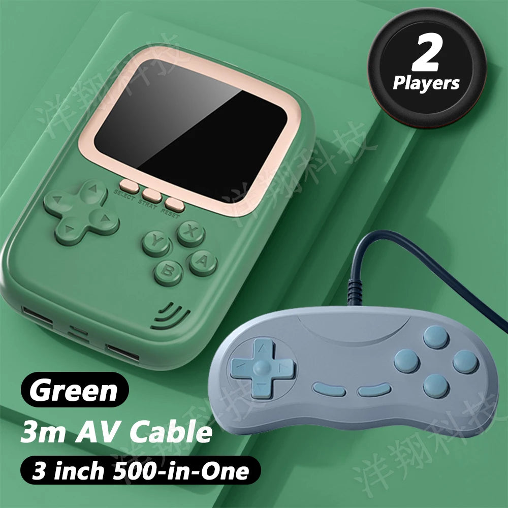 10000 Mah Large Capacity Portable Retro Game Console 2.8 Inch Power Bank Video Game Dual USB Output Mini Handheld Game Player