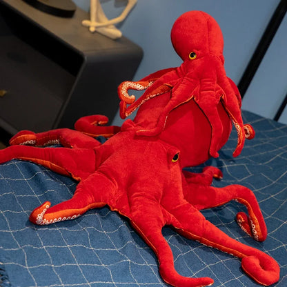 40cm75cm Lifelike Octopus Plush Toy Stuffed Simulation Sea Animal Plush Toys Red Octopus Dolls & Stuffed Toys for Children Gift