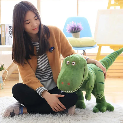 1pc 40-100cm New Dinosaur Plush Toys Soft Cartoon Tyrannosaurus Cute Stuffed Dolls for Birthday Gift Kawaii Peluche