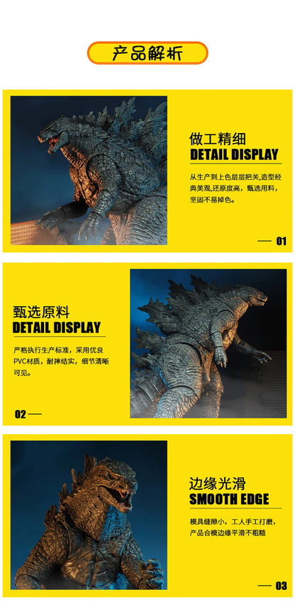 NECA Godzilla Monster 2019 Movie Edition Box Set 7-inch Joint Mobile Model Desktop Decoration Ornament Toys Boy Festival Gifts