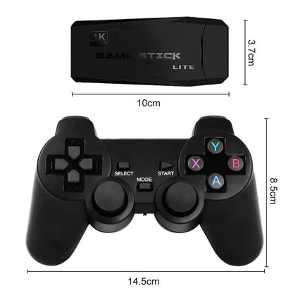 M8 Video Game Console 4K HD Built-in 20000 Games Wireless Controller TV Game Stick Retro Handheld Game Player Dropshipping