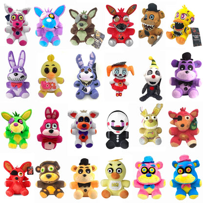 38 Styles 18cm FNAF Plush Toys Doll Game Animals Bear Rabbit Foxy Plush Doll Soft Stuffed Toys for Children Kids Birthday Gifts