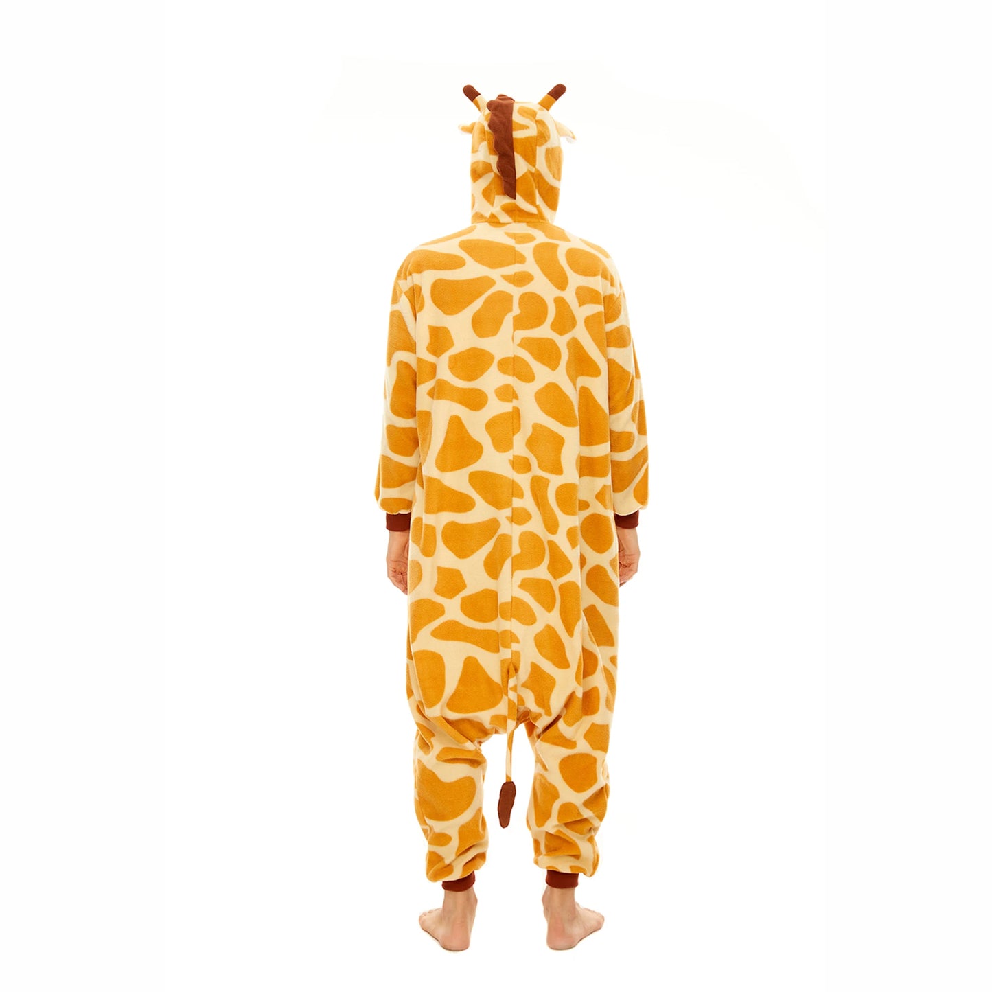 Giraffe Onesie Pajamas for Kids Adult Unisex Pijamas Family Look Matching Cute Costumes Halloween Cosplay One-piece Sleepwears