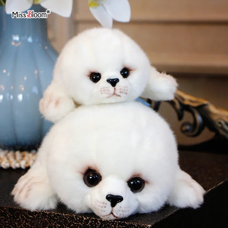 Soft Cute Seals Plush Toy Sea World Animal Sea Lion Stuffed Doll Big-Eyes Baby Birthday Gift for Kids Christmas Dropshipping